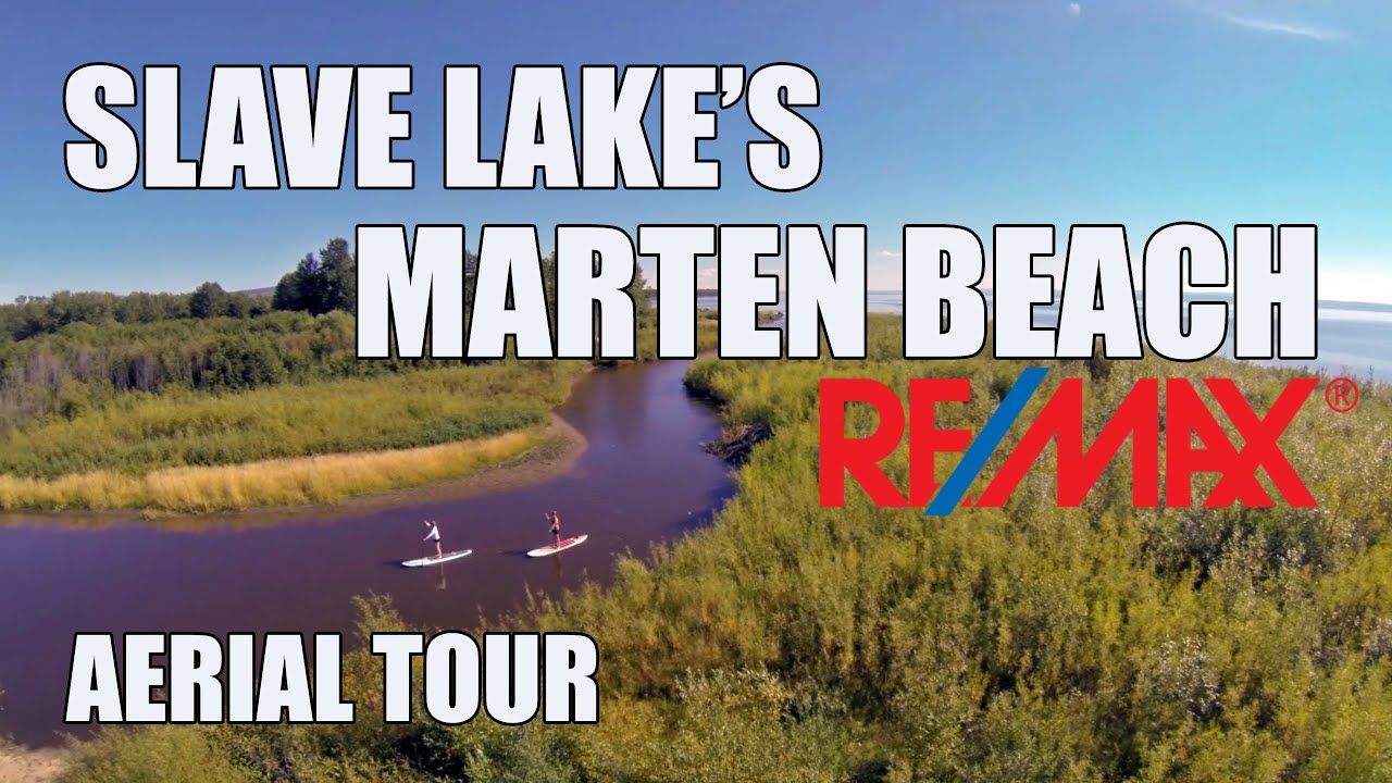 Slave Lake Ab - Marten Beach - Aerial Tour
