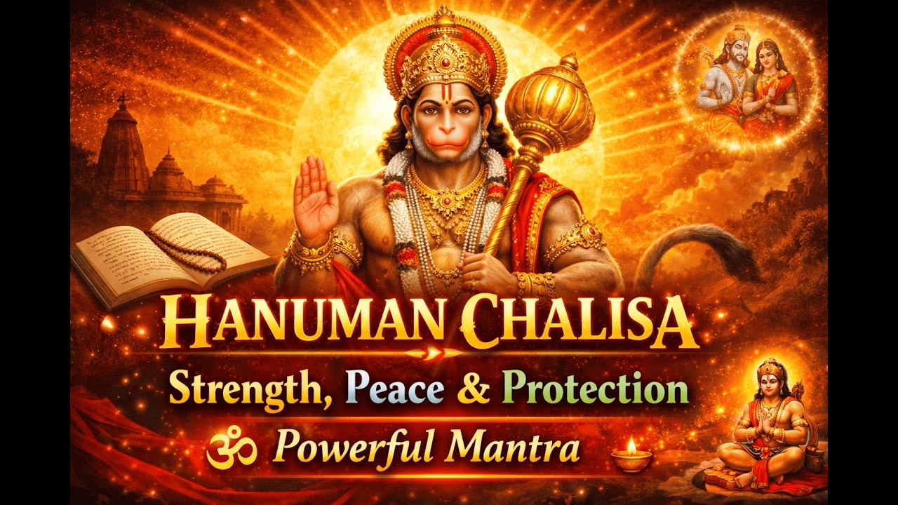 Daily Hanuman Chalisa हनुमान चालीसा Hanuman Chalisa Powerful Mantra for Strength, Peace & Protection