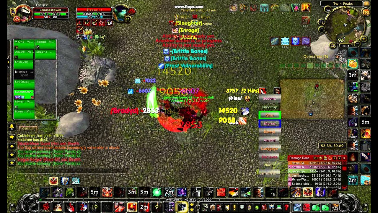 Swifty's 1 shot macro used on frost DK