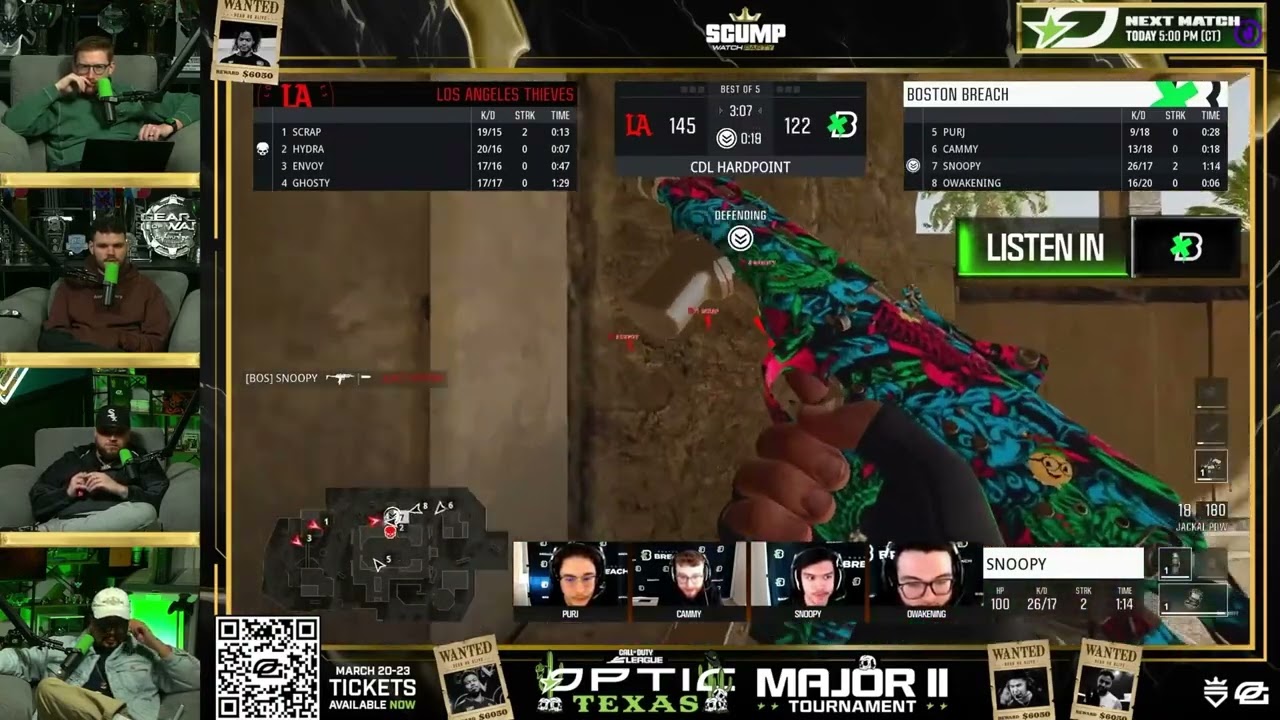 MBoZe and Scump React to Snoopy SLAYING Thieves! (40+ kills masterclass)