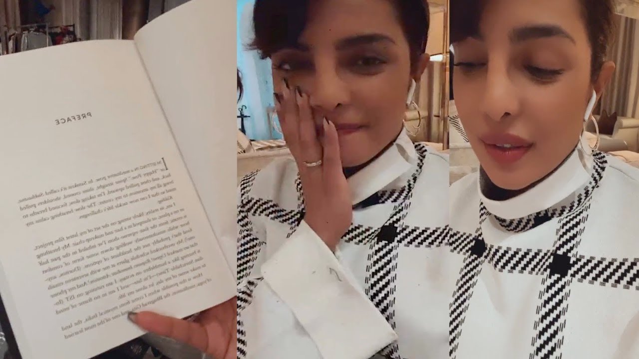 LIVE🔴 : Priyanka Chopra reading her book #UNFINISHED on live || Instagram