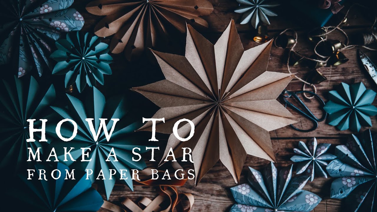 DIY - How to make a star from paper bags