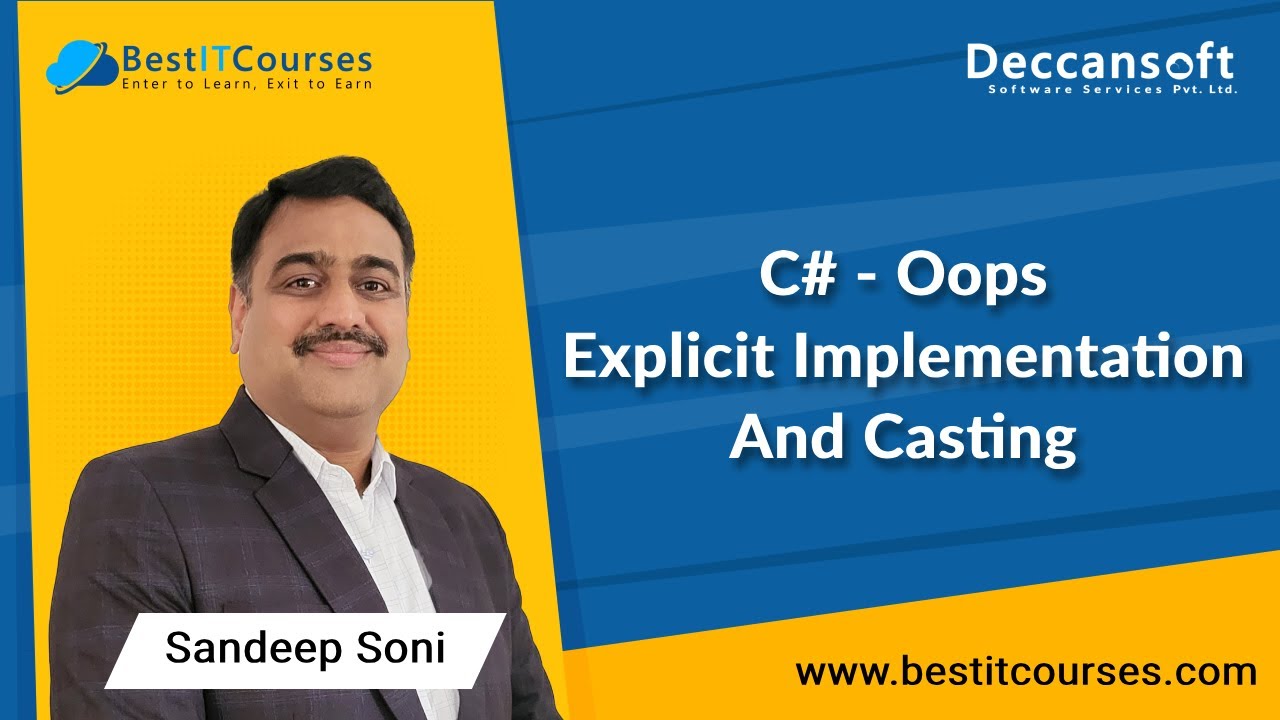 C# - Oops | Explicit Implementation And Casting