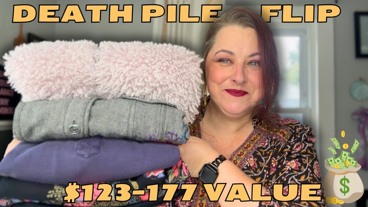 Turning My Death Pile Into Profit | Easy Thrift Repairs That Add Resale Value