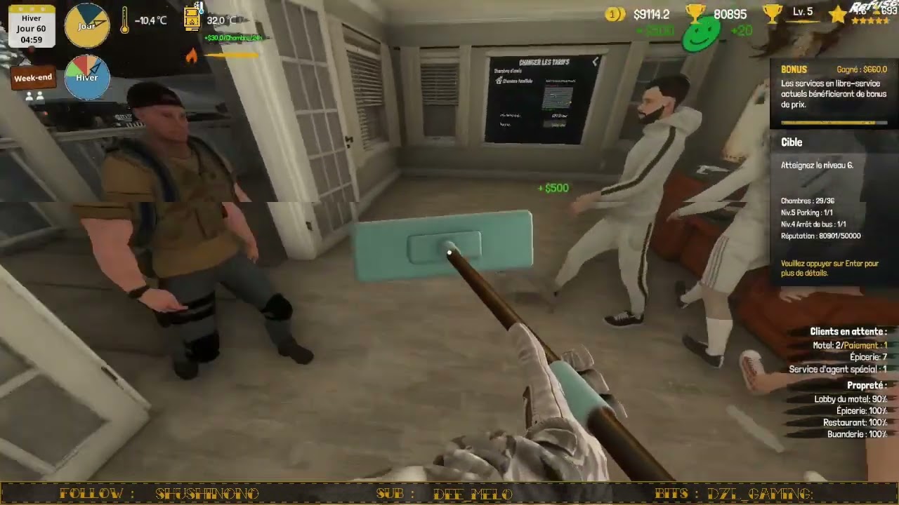 [FR] EP.4:❄️On simule une dernière fois dans un hôtel en Arctic❄️❗Infogame❗Backseat❗