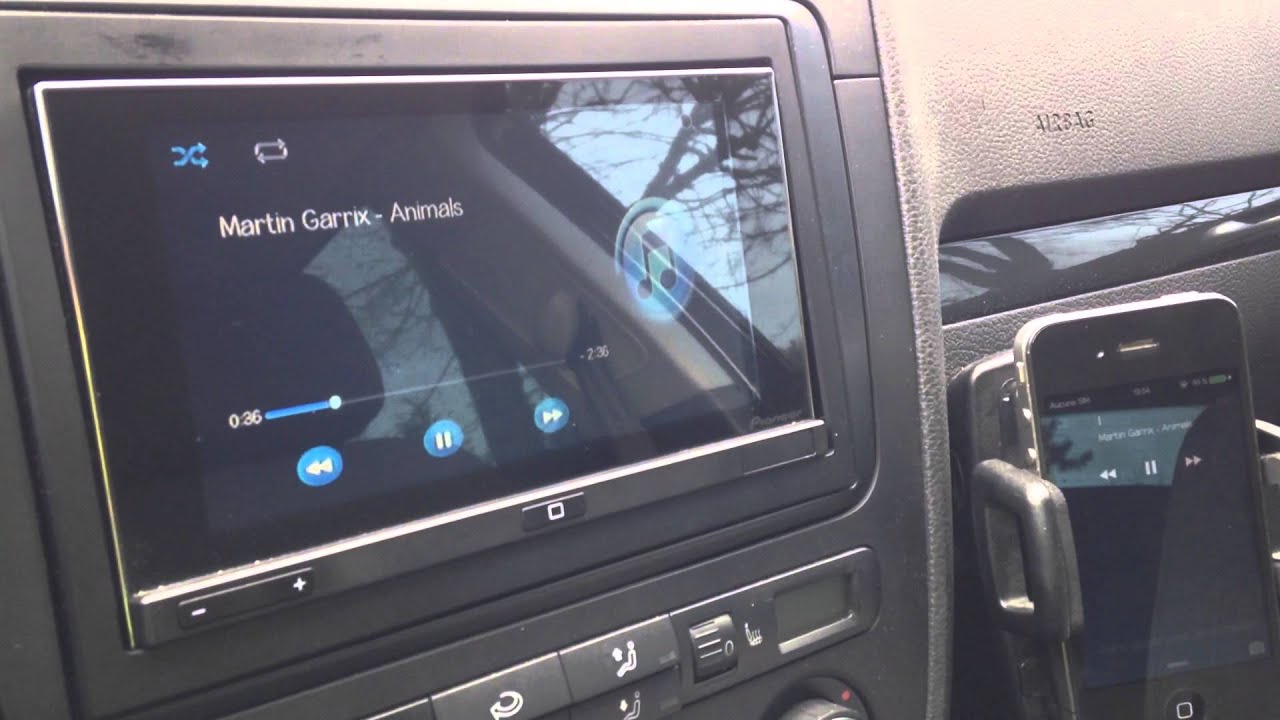 Pioneer Appradio iphone ios 7 background carmediaplayer