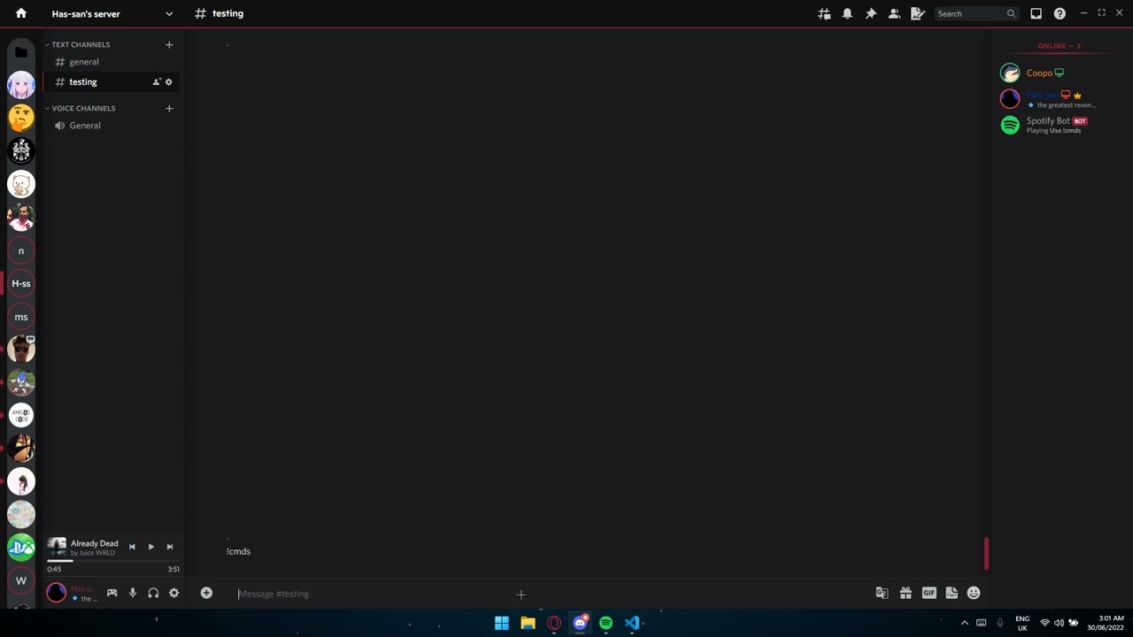 My Discord bot for Spotify