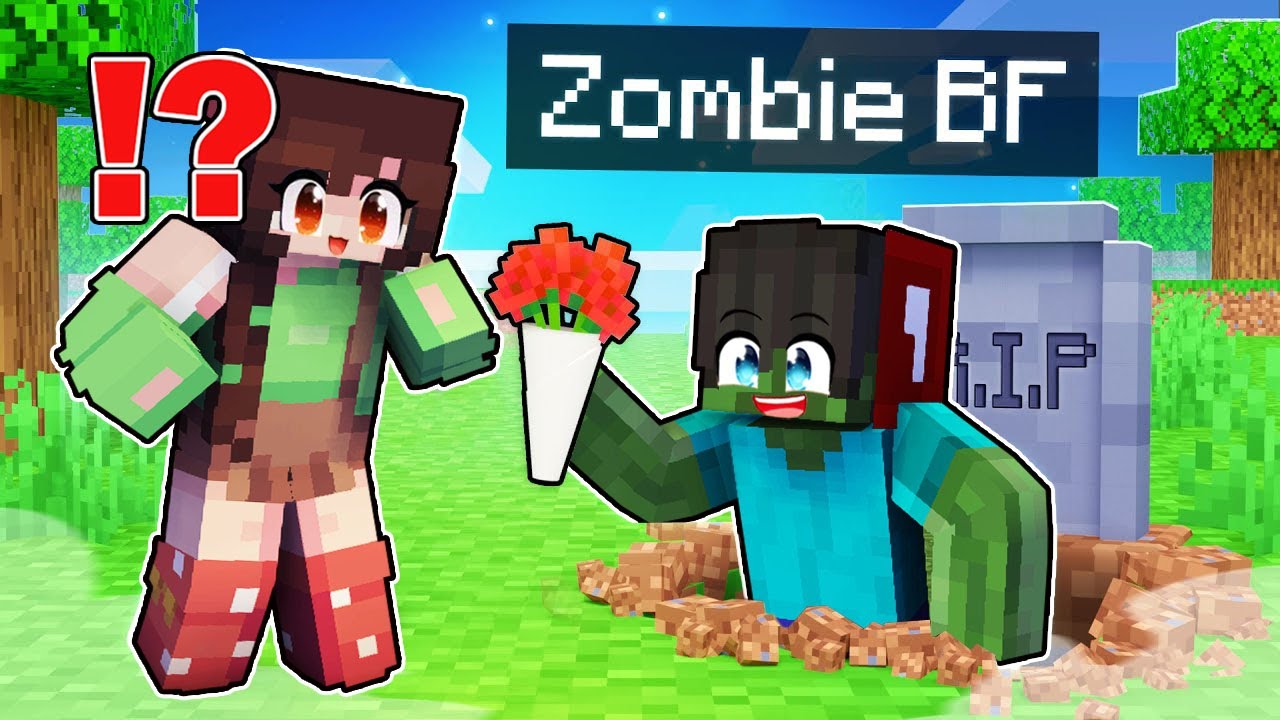 Dating A ZOMBIE Boyfriend In Minecraft! ( Tagalog )
