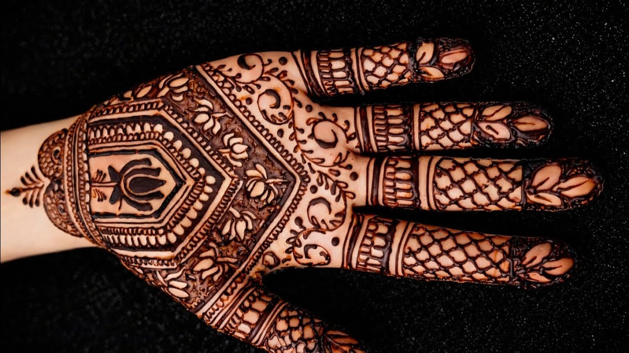 Beautiful simple mehndi design | #shorts #mehndidesign #video #mehandi #viral #trending