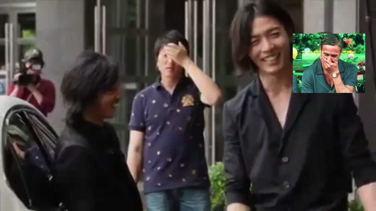 Kim Nam Gil & Kim Jae Wook ( Bad Guy ) behind the scenes 