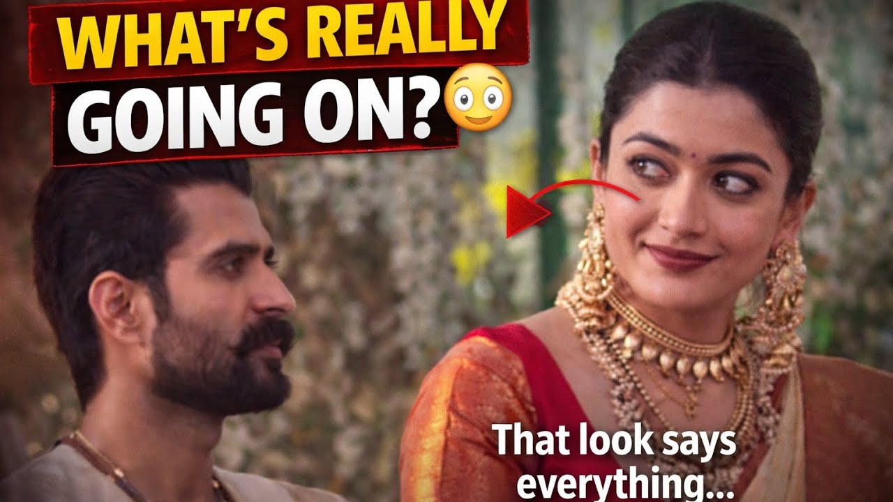 Rashmika Mandana is looking obsessed with Vijay Devarkonda. Is this true ✨ @Cinecraft55 