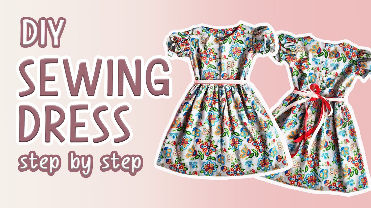 ⭐️HOW TO SEW KIDS DRESS | STEP BY STEP SEWING DRESS TUTORIAL | SEWING EOMMA❤️