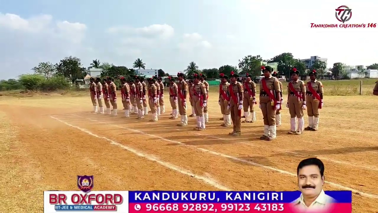 Republic day celebrations in Br oxford school kandukur