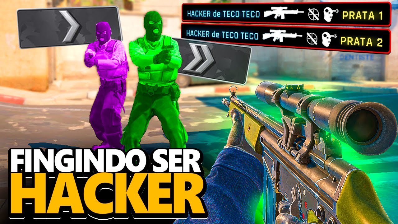 Fingi ser HACKER de TECO sem mira no CS 2 (mira no MONITOR)