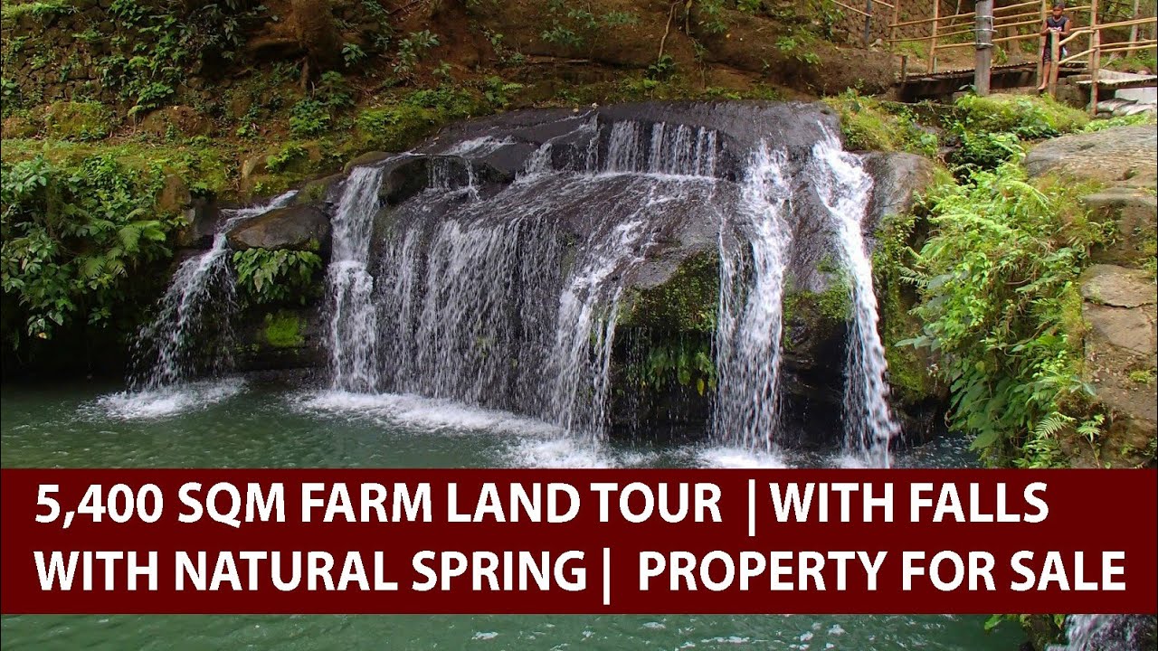Balite Falls Farm Lot Tour 1090 ● A 5400 sqm Lot Overlooking With Natural Spring ● For Sale Property