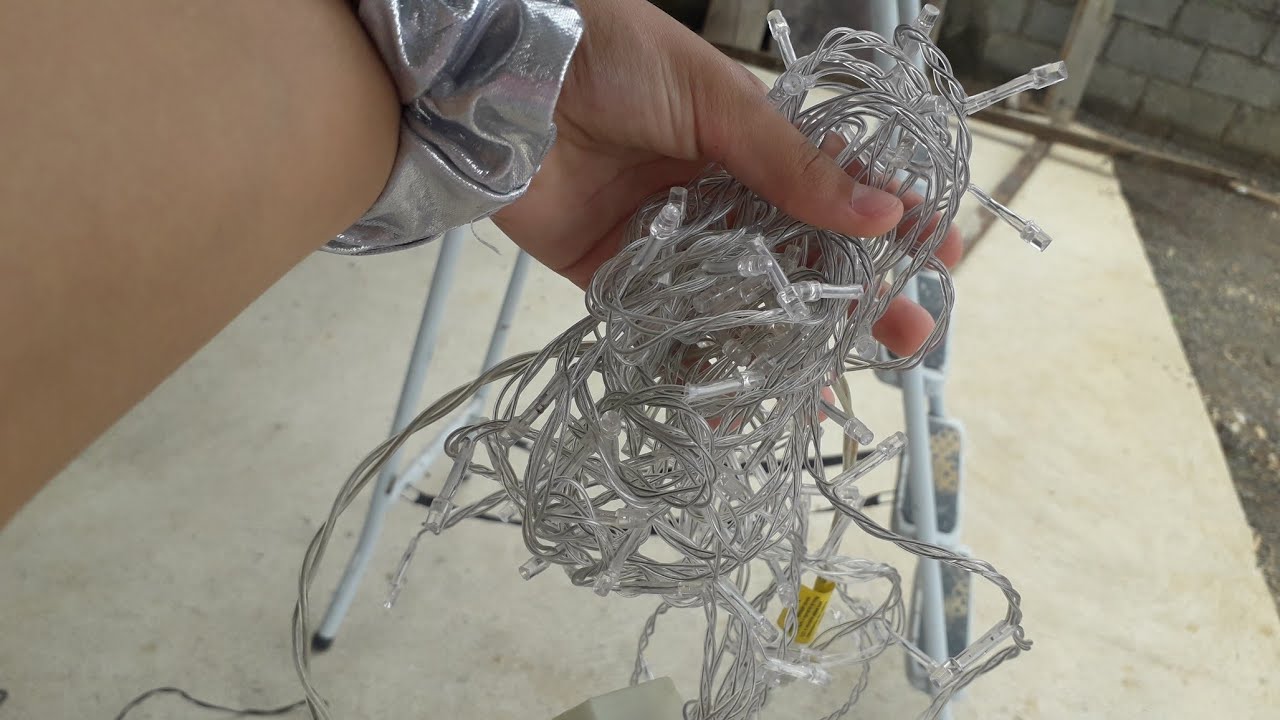 colocando pisca pisca !Será q ficou bom