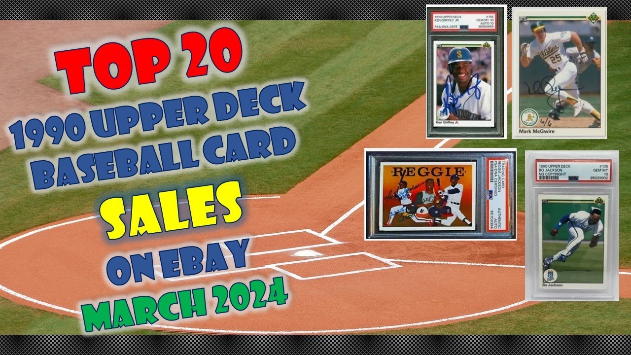 Бейсбольные карточки Upper Deck 1990 года — самые дорогие на eBay | Март 2024 г. #sportscardscoll...