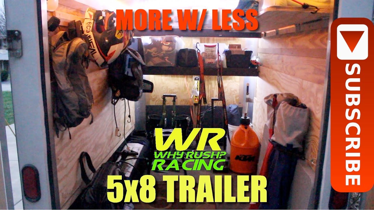 Gear Review: 5x8 Enclosed Motorcycle Hauling Trailer