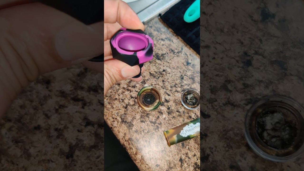 😤 PieceMaker silicone pipe w/custom glass bowl