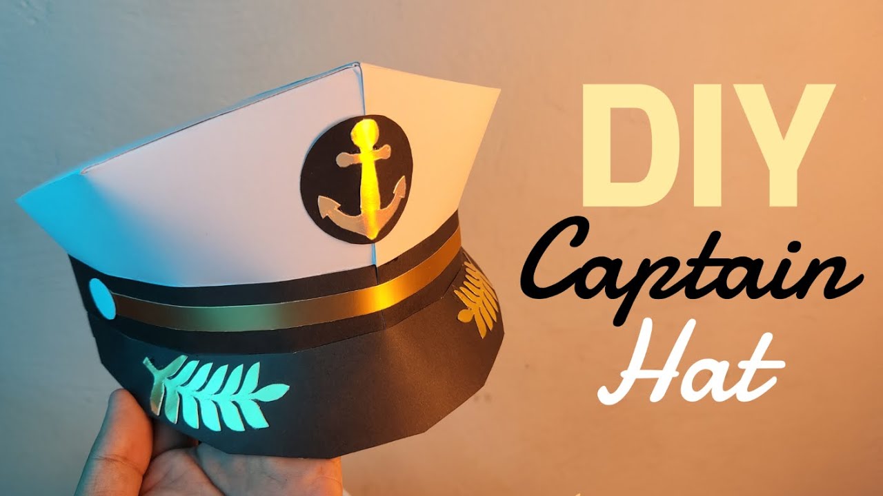 How to make a Paper Captain Hat (Marine Hat) quick and easy- Momuscraft