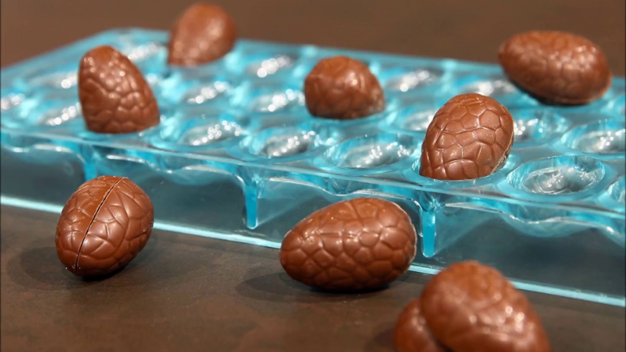 Œufs de Pâques au chocolat au lait