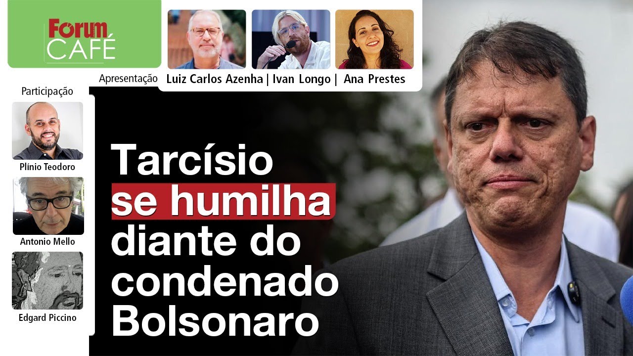 Humilhação: após visita a Bolsonaro, Tarcísio anuncia que será candidato ao governo de SP | 30.01.26