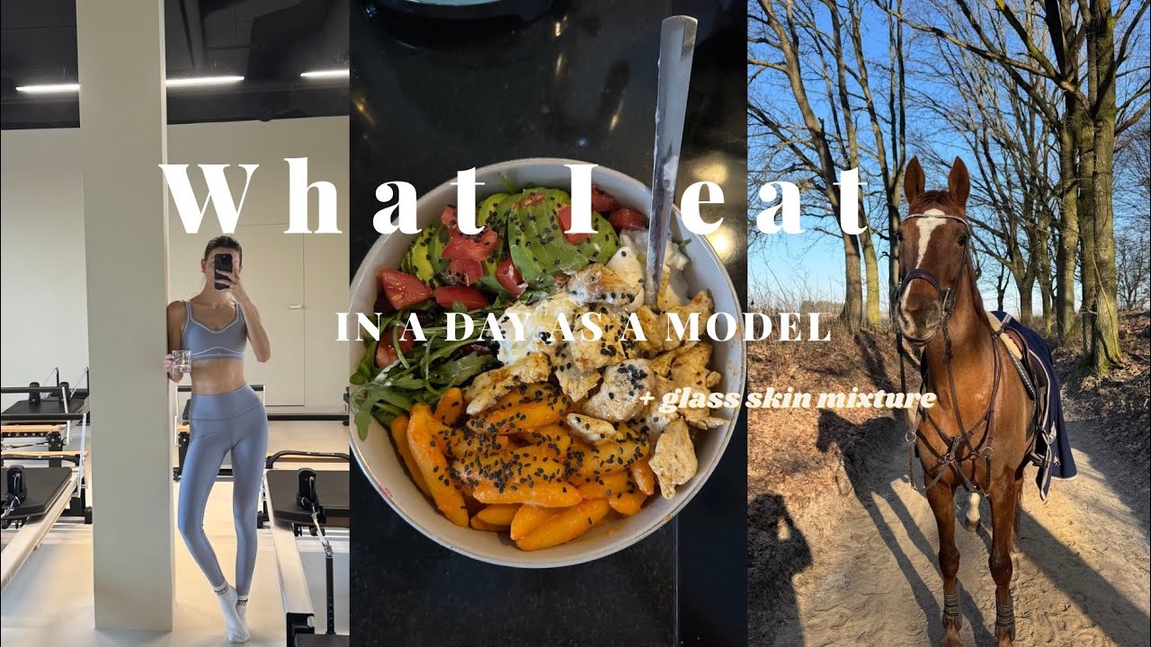 What I eat in a day + wellnes routine | simple + gut/hormone friendly recipes| glass skin| horse