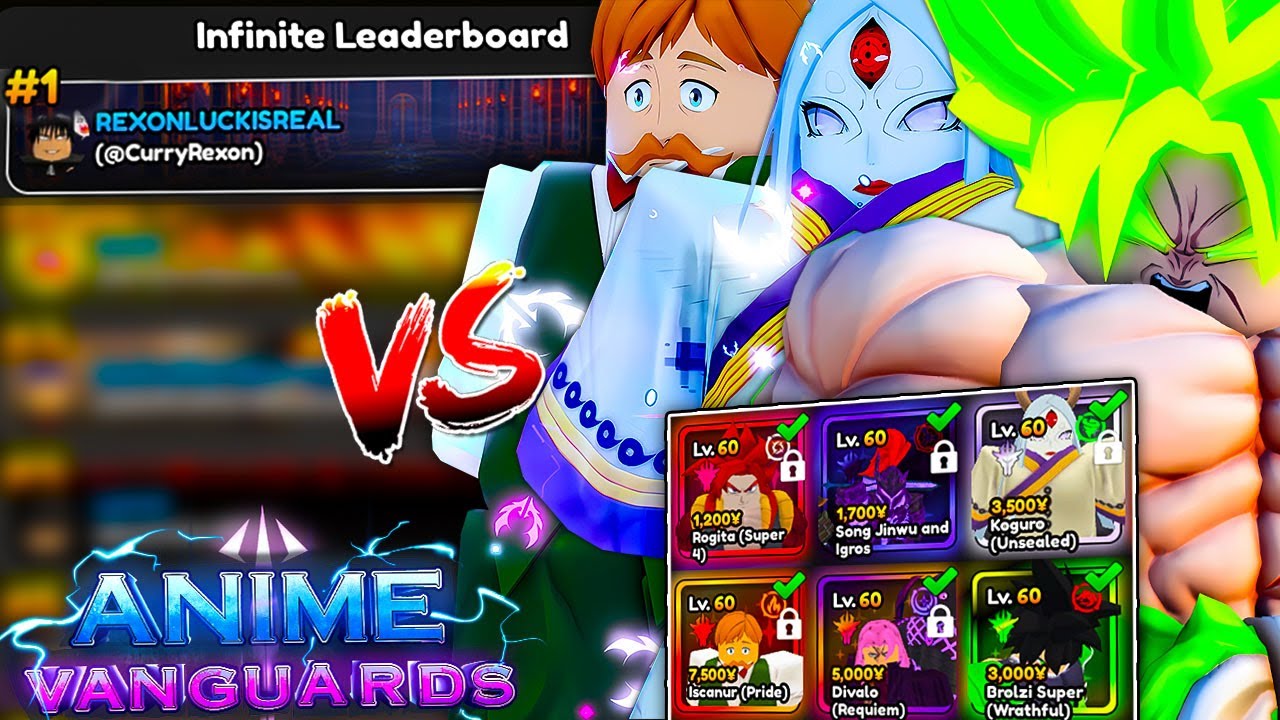 6 Monarch VANGUARDS против Infinite LEADERBOARD в аниме Vanguards!