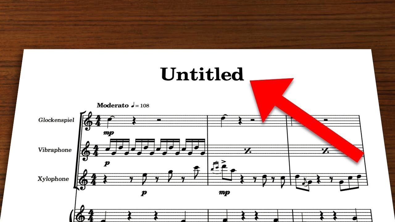 Why Your Titles Suck as a Composer