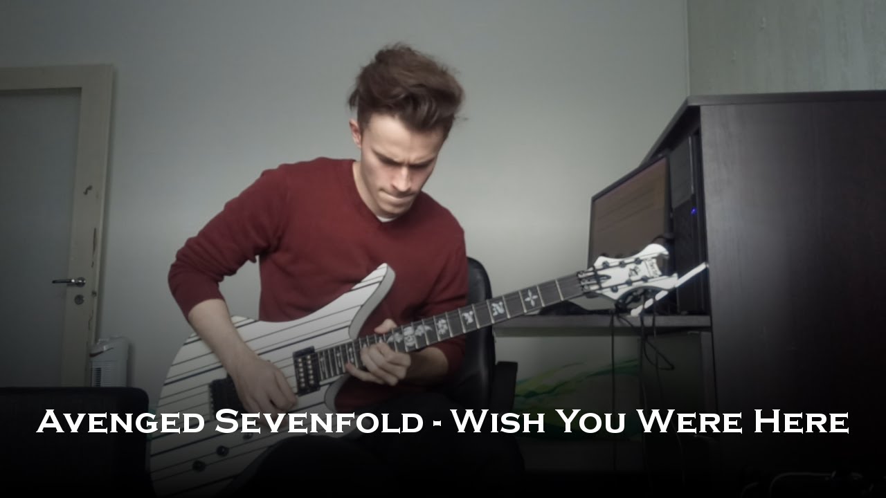 Avenged Sevenfold - Wish You Were Here (New Song Guitar Cover + Solo)