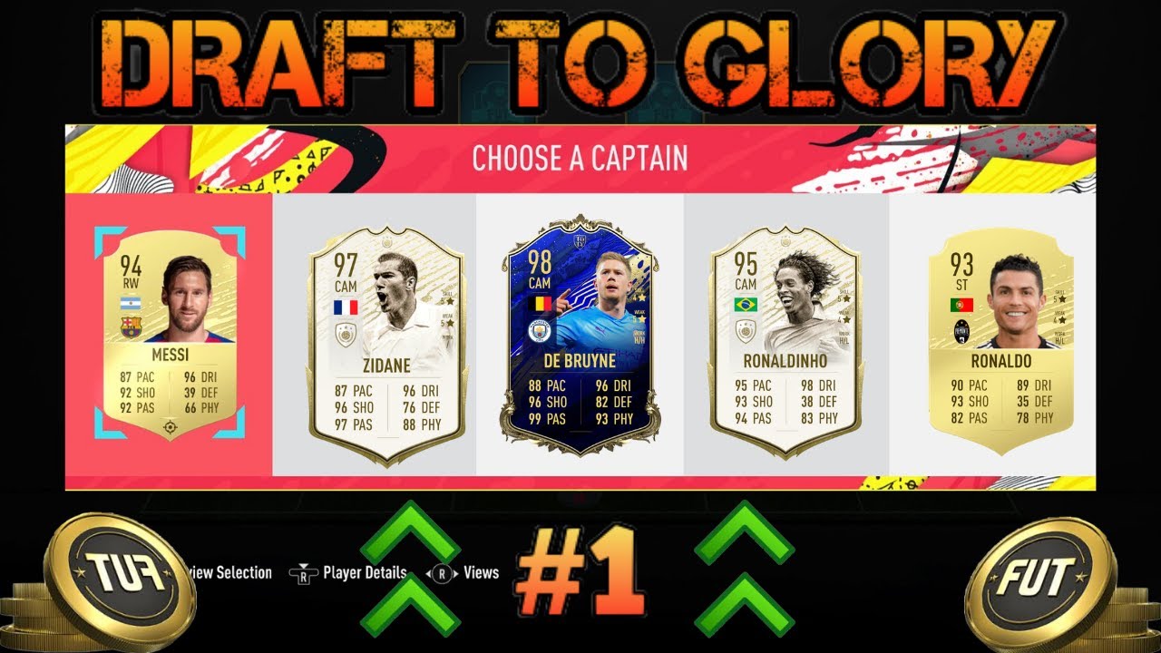 WE WIN THE FIRST DRAFT! HUGE PACK REWARD! DRAFT TO GLORY EPISODE 1!