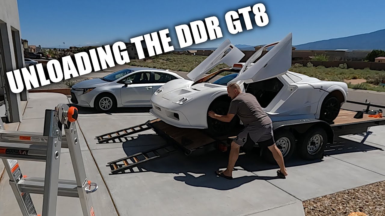 Getting the DDR off the trailer and into the garage EP.06