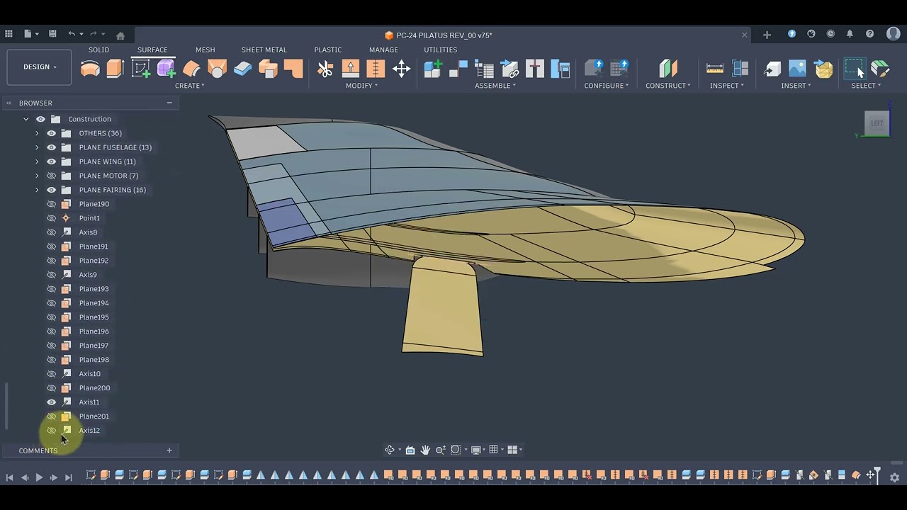 VIDEO 67 MODELING DOOR MAIN GEAR PILATUS PC-24