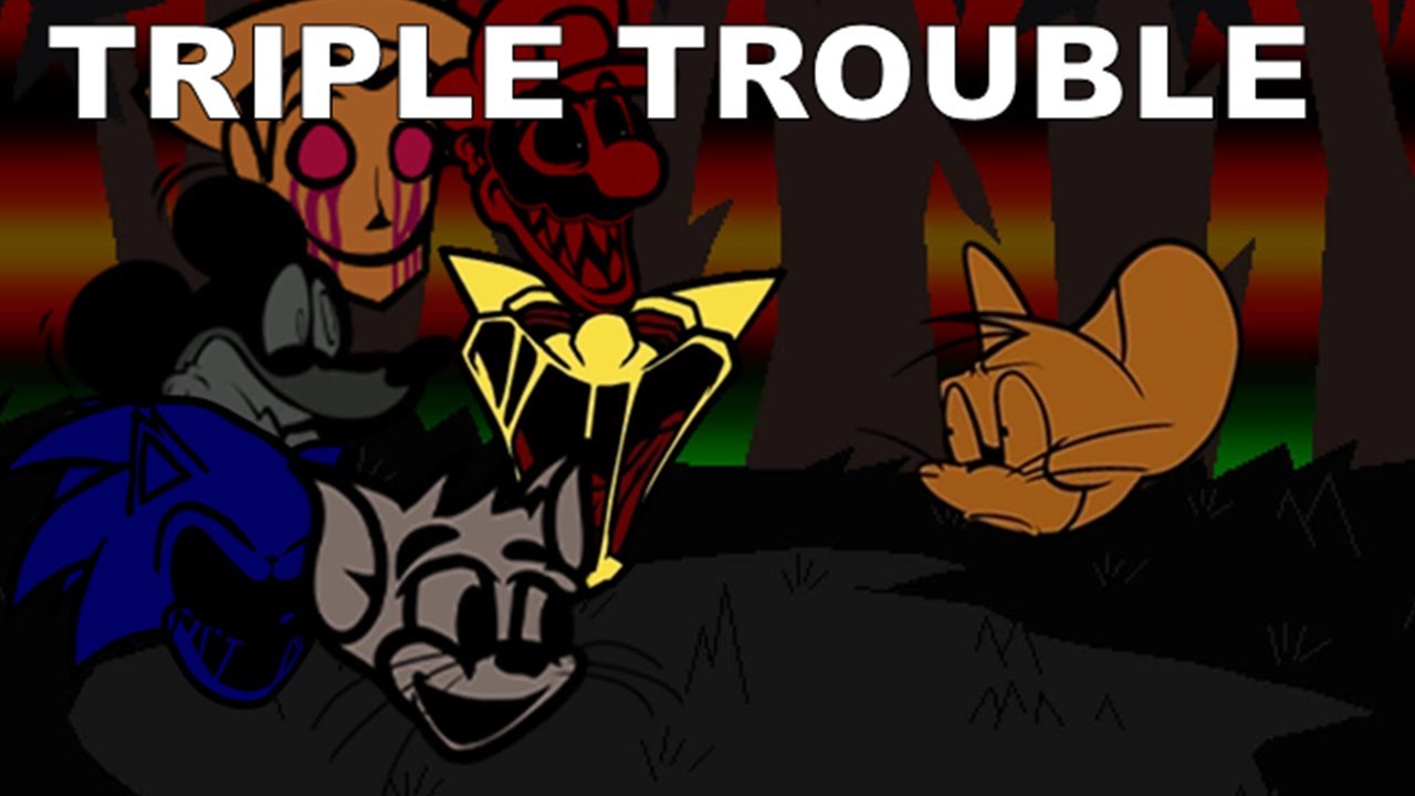 FNF Triple Trouble but Creepypasta Characters sings it (Cover) [Not Gameplay]