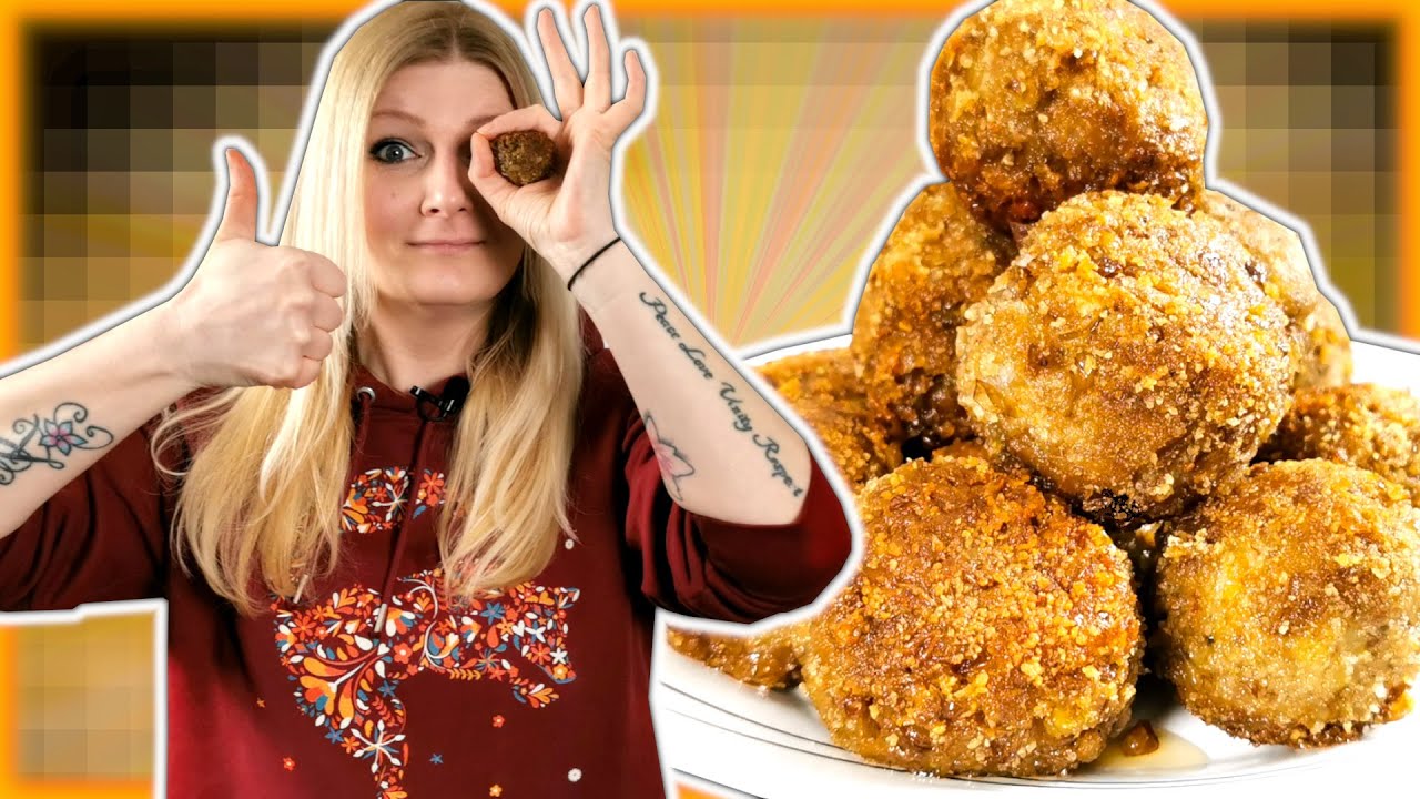 Saftige vegane Hackbällchen mit wenigen Zutaten (Köttbullar)