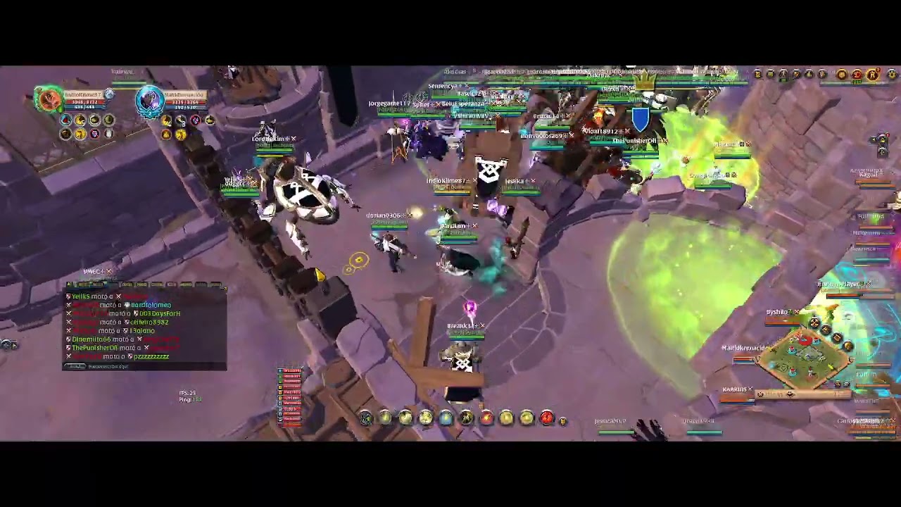 OUTLIMITS VS DARKMIGHT ZVZ PELEA CASTILLO HEALER POV INDIOKILME87