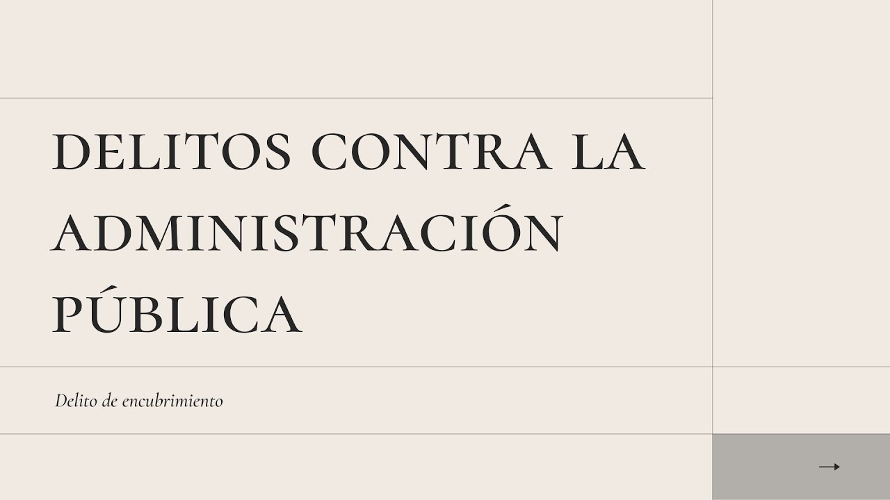 Delito de encubrimiento