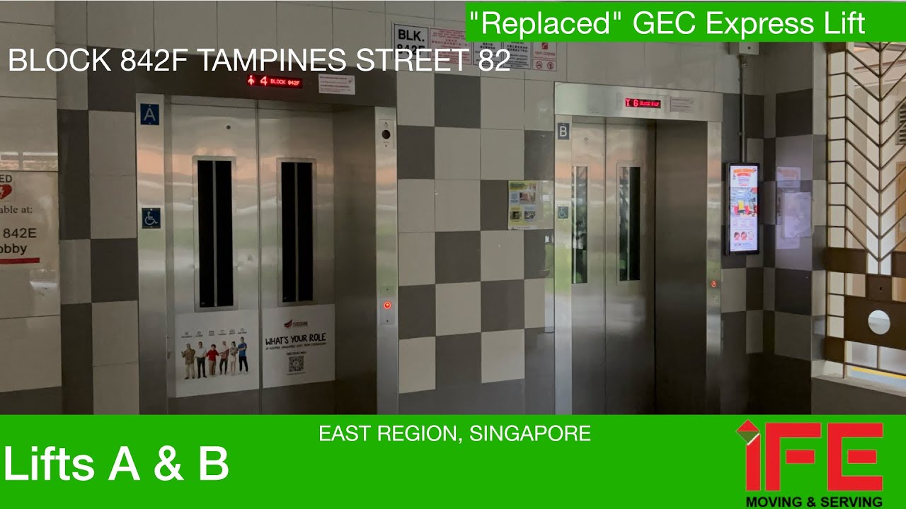 HDB Block 842F Tampines || IFE Elevator
