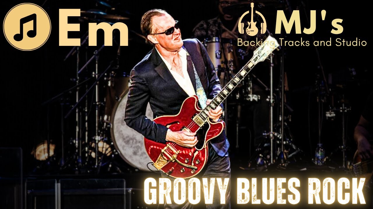 Groovy Blues Rock in E minor | Backing Track