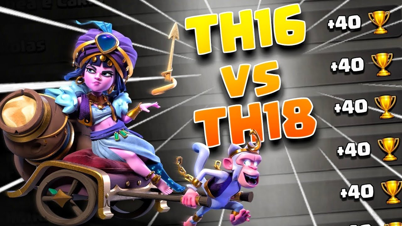 TH16 VS TH18 🔥 I Destroying th18 in electro league ⚔️.. #clashofclans #coc 