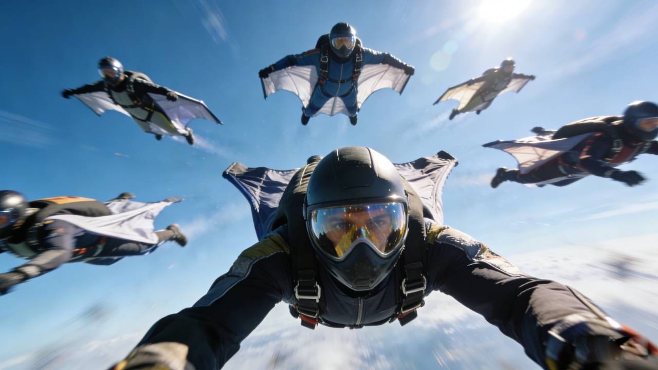 Wingsuit Flying Daily Training #WingsuitFlyingZhangShupeng #WingsuitFlyerZhangShupeng #FlyingWithXB