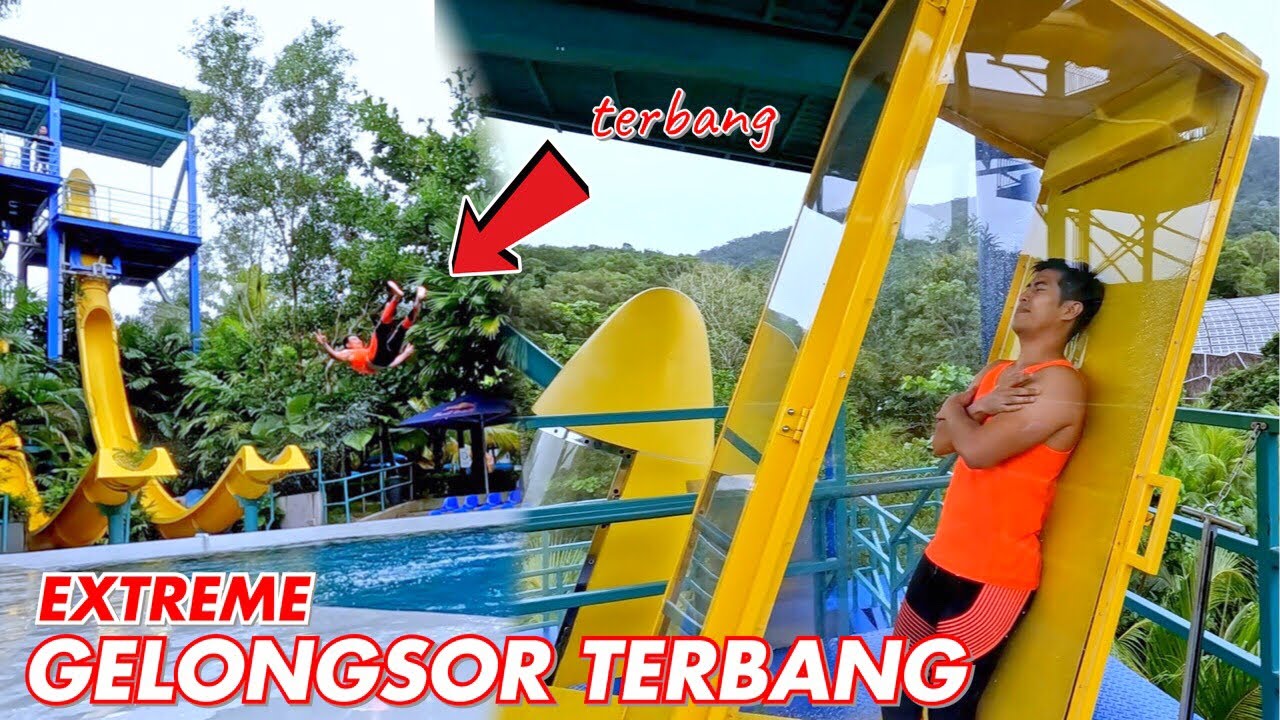 EXTREME!! GELONGSOR TERBANG ESCAPE THEME PARK PENANG! | Part 1