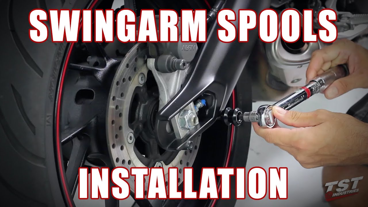 How to install Womet-Tech Swingarm Spools on a 2014-2016 Yamaha FZ-09 by TST Industries