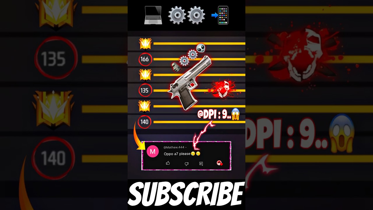 Best Settings ⚙️ HUD +DPI ⚡️ Oppo a7 📲 [FREE FIRE HIGHLIGHTS] 🔥