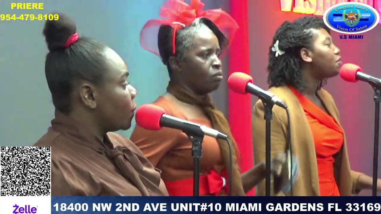 PAST CLAUDYJN LOUIS ET SR CANDY ADORATION ET LOUANGE ACTION DE GRACE VISION DU SALEM MIAMI 2025