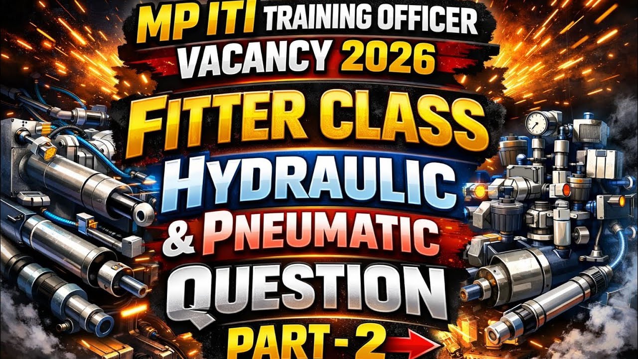 MP ITI TRAINING OFFICER VACANCY 2026 || MP ITI TO Bharti 2026 || MP ITI  TO  FITTER TRADE Classes ||