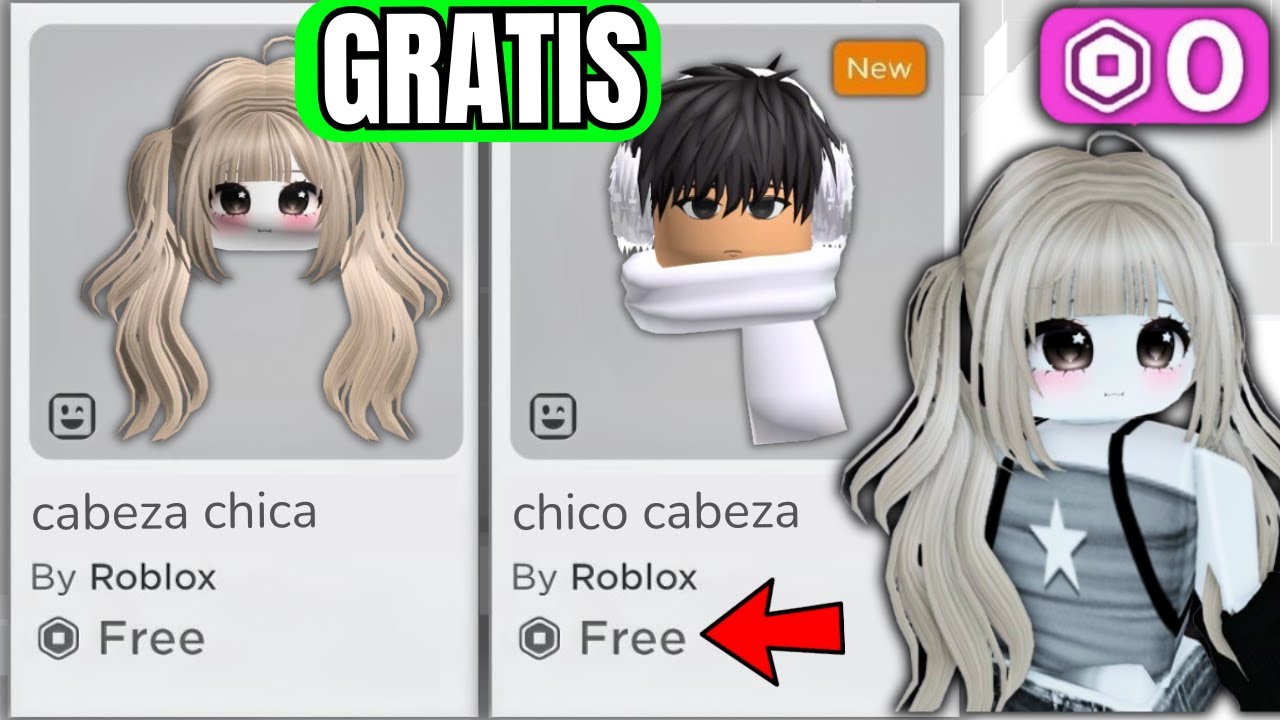 R&Aacute;PIDO NUEVOS PELOS CON CARAS GRATIS EN ROBLOX UGC &Iacute;TEMS LIMITED EN JUEGOS roblox