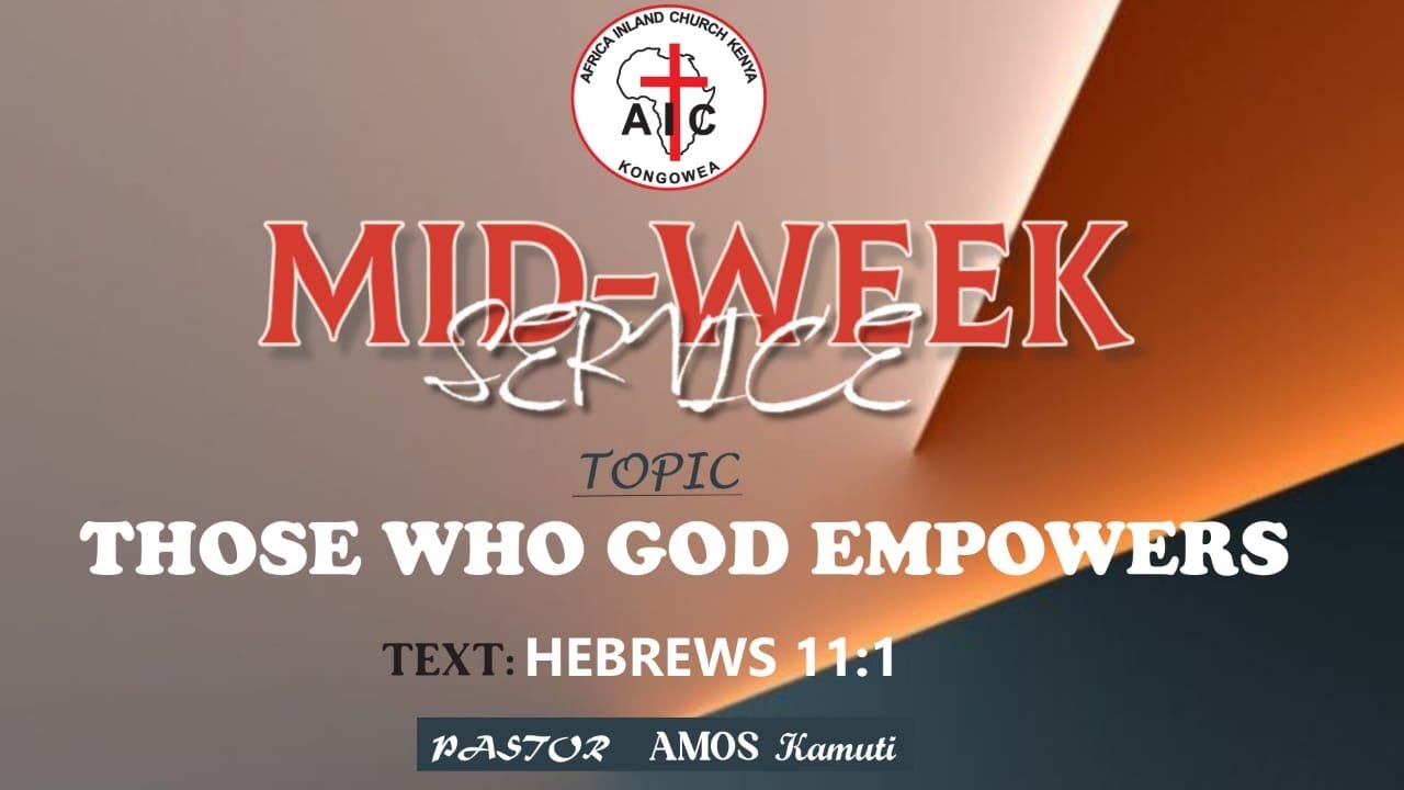 8TH  JAN 2026 MIDWEEK SERVICE || THOSE WHO GOD EMPOWERS