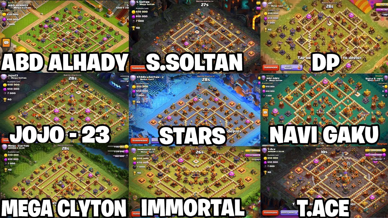 Top 10 TH16 Legend Bases + *Proof* Global Top Player Legend Base | Anti 2 Star Trophy Pushing Bases