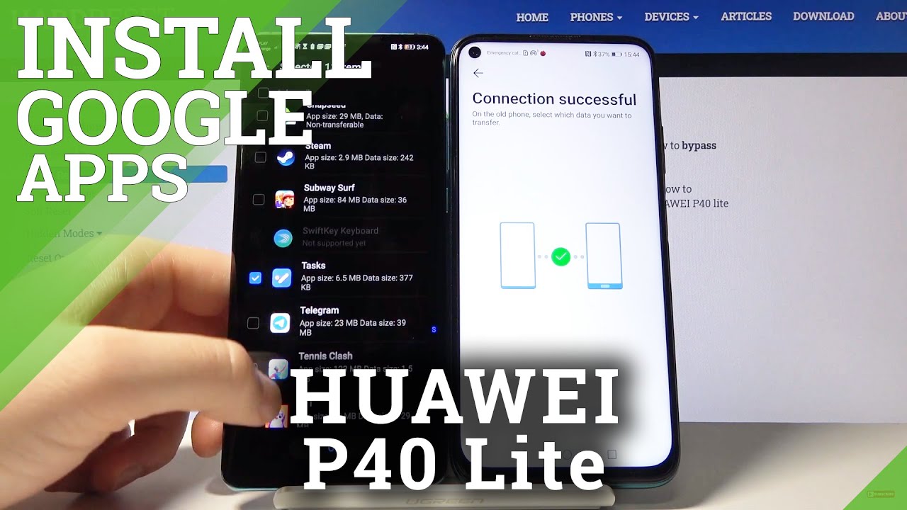 Как загрузить приложения Google на Huawei P40 Lite